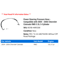 thumbnail image 2 of Power Steering Pressure Hose - Compatible with 2004 - 2006 Chevy Colorado RWD 3.5L 5-Cylinder 2005, 2 of 2