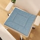 thumbnail image 1 of Cojín de lino multicolor para silla - Cojín cuadrado de 40 x 40 cm para comedor, oficina y salón - Suave, duradero y lavable - Gris, caqui, verde, azul, marrón, rosa, naranja, morado y vino, 1 of 7