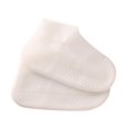 thumbnail image 2 of Waterproof Silicone Shoes Cover, Rubber Rain Shoe Cover, Reusable Overshoes Galoshes Non Slip Soft Shoe Protectors for Women Men Kids White M, 2 of 8