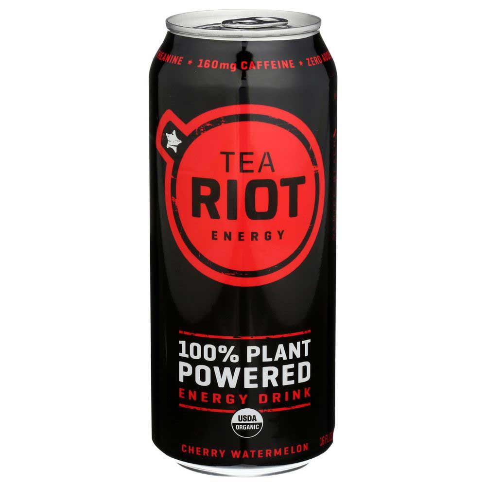 Teariot Organic Cherry Watermelon Plant Based Energy Drink