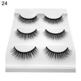 thumbnail image 1 of GROFRY Dense 3 Pair/Box False Eyelashes Fluffy Handmade Lash Faux Mink Hair 3D Eyelashes Extension for Eye Makeup, 1 of 8