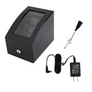 Automatic Rotation 2+3 Watch Winder Case Display Box Storage Holder Organizer
