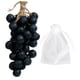 thumbnail image 1 of Jabón de uva en una cuerda con forma de racimo de uvas, de jabón colgante, decoración de regalo, jabones de baño hechos a mano para mujeres y Negro 40 piezas, 1 of 8