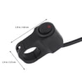 thumbnail image 2 of unbranded Handlebar Mount Headlight Button for Motorcycle Tricycle Atv Snow Scooter Black, 2 of 8