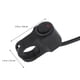 thumbnail image 2 of ELAYARD Motorbike Handlebar Button with on Off Headlight Switch and Indicator Light, 2 of 8