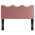 thumbnail image 5 of Headboard, Full Queen Size, Velvet, Pink, Modern Contemporary Urban Design, Bedroom Master Guest Suite, 5 of 10