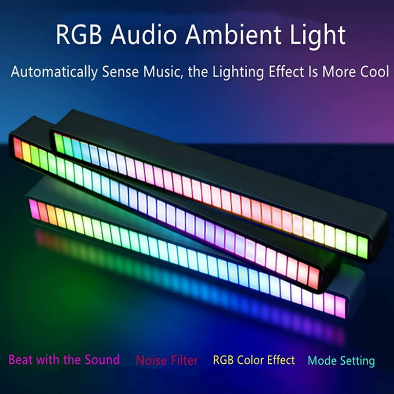 Barre LED RGB, Tooth Rg Led Strips avec application, 16 Mill S Gaming Table  Lamp Sync with Music, Usb TV Back , Ligh