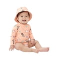 thumbnail image 3 of Character Baby Girl Rash Guard Swim Set with Hat, Sizes 0/3M-12M, 3 of 5