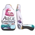 thumbnail image 4 of Alice in Wonden-Lan Car Seat Cover for Front Seat Cushion Protectors 2 Pcs Car Accessories Bucket Seat Covers, 4 of 8