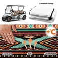 thumbnail image 6 of Uourmeti Golf Cart Seat Covers Non-slip Terry Cloth, Compatible with Club Car Golfcart Sports, for EZGO TXT RXV Yamaha, Cowhide, 6 of 8