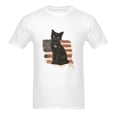 thumbnail image 4 of Hanmun This Childless Cat Lady Ladies is Voting Kamala T-Shirt Size S-3XL, 4 of 5