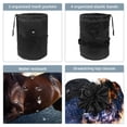 thumbnail image 3 of PhooArto Drawstring Cosmetic Bag, Barrel Shaped Portable Travel Makeup Bags, Galaxy Running Horse Large Capacity Waterproof Multifunctional Bucket Toiletry Bag, 3 of 6
