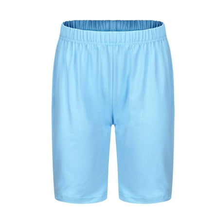 PRfgtbd Girls Shorts Solid Color Elastic Waist Short Pants Comfortable Bottoms Summer Thin Breathable Home Shorts Children s Shorts 4-5 Years