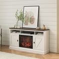 Ameriwood Home Ashton Lane Electric Fireplace TV Stand for TVs up to 65