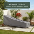 thumbnail image 3 of Covermates Elite Chaise Lounge Cover – Weather-Resistant Polyester Outdoor Furniture Cover with Mesh Vents, Drawcord Hem, Buckle Straps, UV Protection, 3 of 7