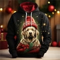 thumbnail image 2 of Sudadera con capucha navideña para hombre, sudadera con estampado 3D de animales, sudadera de manga larga, sudaderas casuales de gran tamaño para hombre, sudaderas con capucha, ropa, 2 of 5