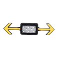 thumbnail image 3 of Intermitentes para casco de bicicleta, luces traseras recargables, luz de advertencia USB, luz trasera para casco Negro, 3 of 9