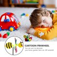 thumbnail image 4 of 3pcs Insect Pattern Windmill Cartoon Pinwheel Windmill Ornament (Random Pattern), 4 of 5