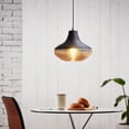thumbnail image 3 of 10.2 inch creative amber glass pendant light fixture, vintage industrial style hanging lamp, Nordic farmhouse ceiling pendant lamp for over kitchen island sink dining room table bar counter entrance, 3 of 8