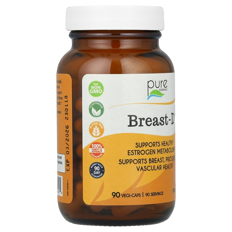 Pure Essence Breast-D™, 90 Vegi-Caps - Walmart.com