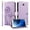 Purple, variant on Wallet Case for Samsung Galaxy J5 Prime (SM-G570), Card Holder and Kickstand, Shockproof and Scratch Resistant, Green