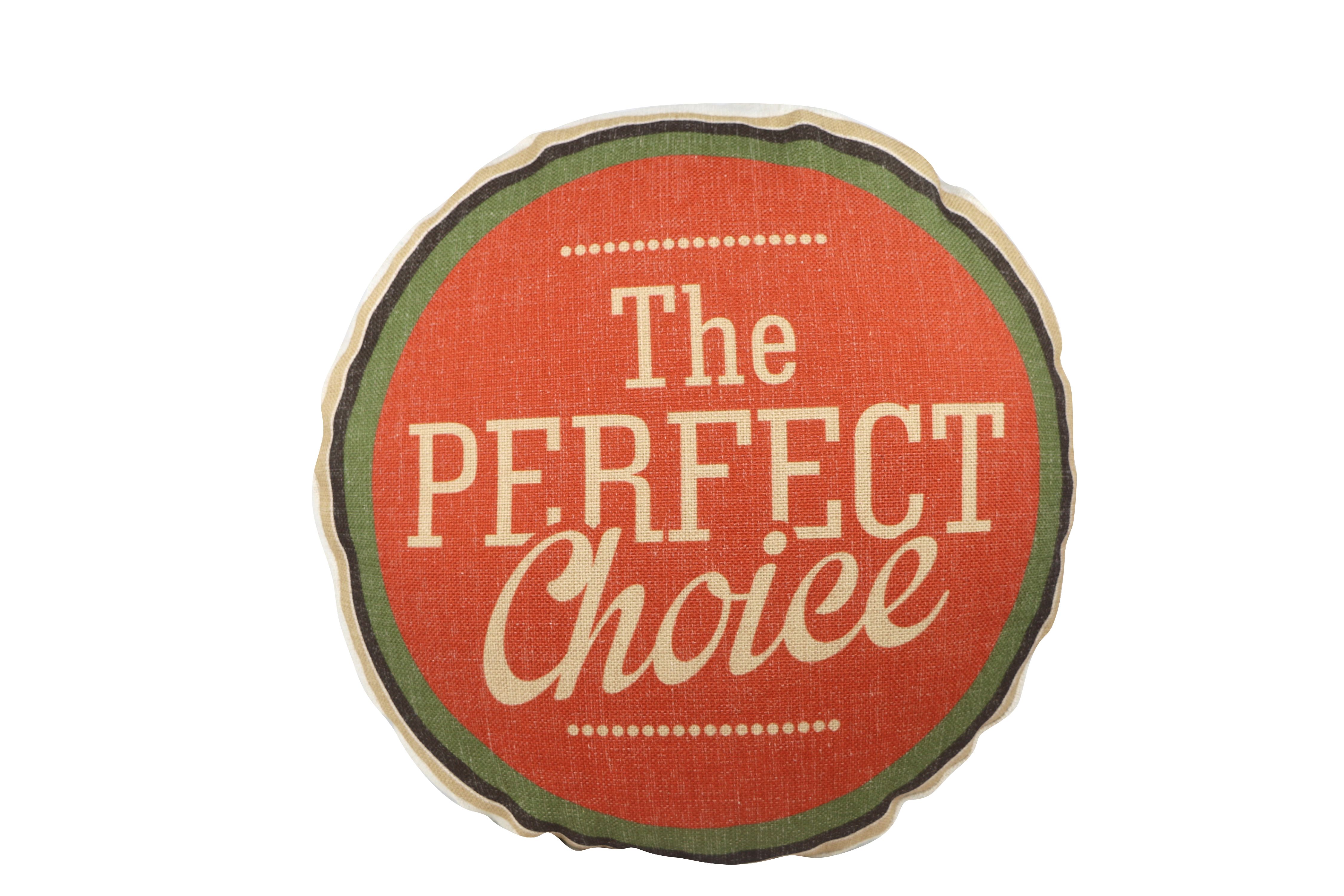 Pal Fabric The Perfect Choise Round Shape Pillow Cover