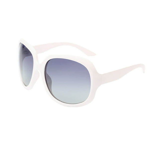 Amdohai Lunettes Surdimensionnées pour Femmes avec Protection Lumineuse Forte Classique Vintage Grand Cadre Lunettes de Mode Rétro pour Conduite en Extérieur 3113 Blanc