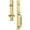 Lifetime Brass, variant on Grandeur 850156 Fifth Avenue Solid Brass Rose Right Handed Dummy "C" Grip Handleset -