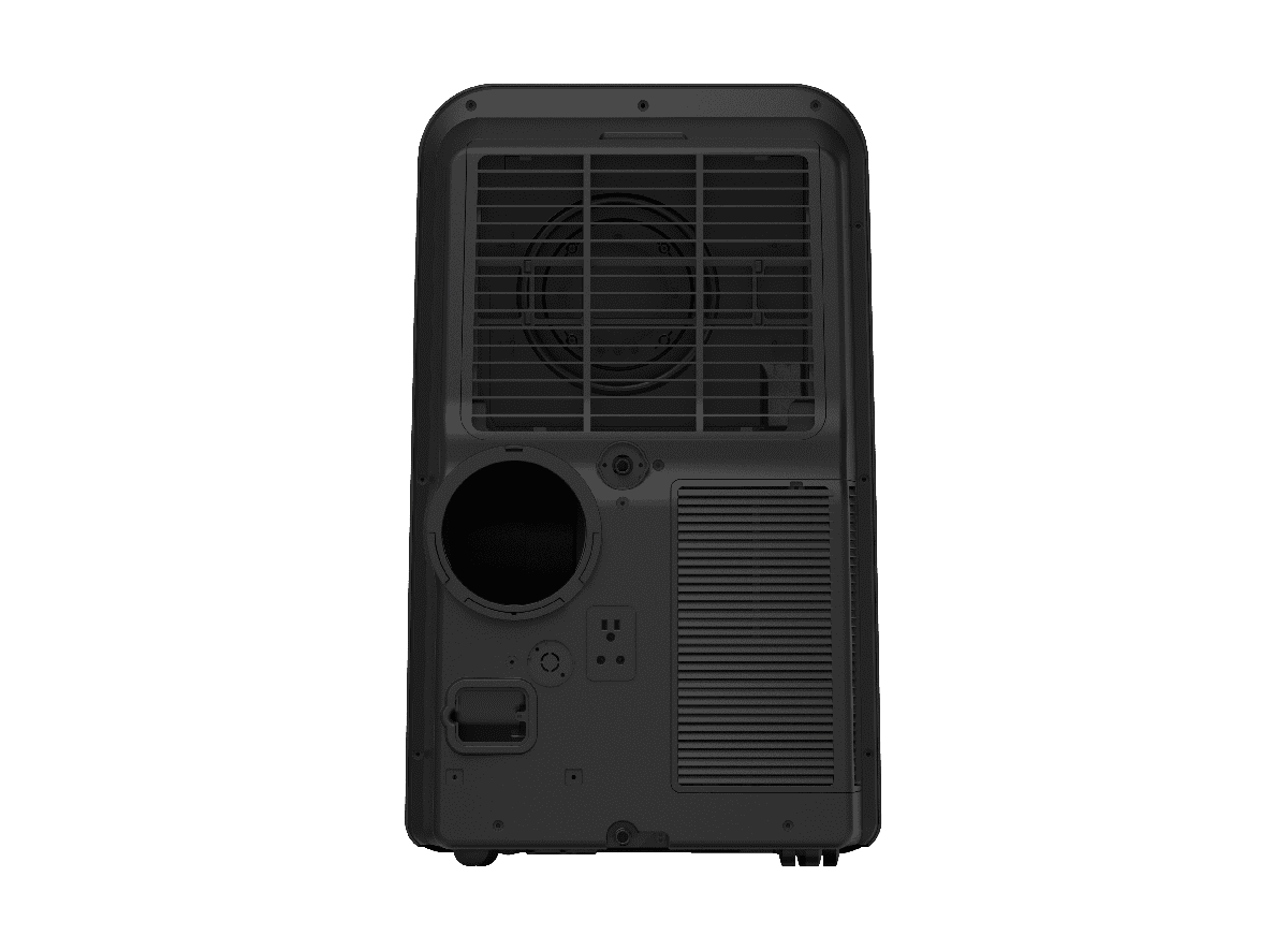 Restored Toshiba 13,500 BTU ASHRAE Portable Air Conditioner with Dehumidifier, Wifi and Remote, Black, (Refurbished)