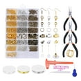 thumbnail image 3 of simhoa 1321Pcs Jewelry Making Supplies Kit Shape Pins Earring Findings for DIY Bracelet, 3 of 8