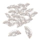 thumbnail image 2 of 50 piezas de colgantes de abanico de metal de moda para hacer joyas con horquillas y collares Plata antigua, 2 of 9