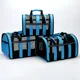 thumbnail image 2 of Transportín de viaje blando para perros, portátil, para mascotas, perros y gatos, para aerolíneas, con ventana de malla, bolsa de transporte para viajes para perros pequeños y medianos, SML, 2 of 5