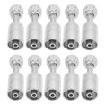 thumbnail image 2 of 10 piezas de conexión de manguera de aire acondicionado R134 con manguito de 3/8 pulg., 180 grados, para automóviles, camiones y vehículos de ingeniería., 2 of 14