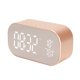 thumbnail image 2 of Radio despertador multifunción Bling Bling FM digital altavoz Bluetooth para hogar y dormitorio, 2 of 12