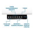 thumbnail image 4 of Mount-It! Electric Sit-Stand Desk with Tabletop, Black, Ergonomic, 4 of 6
