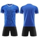 thumbnail image 3 of Odeerbi Niños Niñas Rápido Seco Fútbol Formación Uniforme Conjunto Gradiente Manga Corta Camiseta Shorts Malla Conjunto Atlético Para 1-12 Años, 3 of 5
