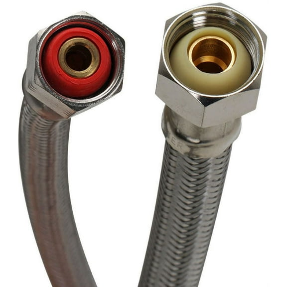 Fluidmaster B3F12 Braided Stainless Steel Faucet Connector 12"