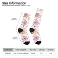 thumbnail image 5 of Yiaed Fireworks Print Great elasticity Crew Socks Sports socks for Men and Women, 5 of 5