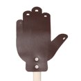 thumbnail image 4 of YAOMOBB Double-sided Faux Leather Fly Swatter Fly Swatter with Stainless Steel Rivets Heavy Duty Faux Leather Efficient Comfortable Grip, 4 of 7