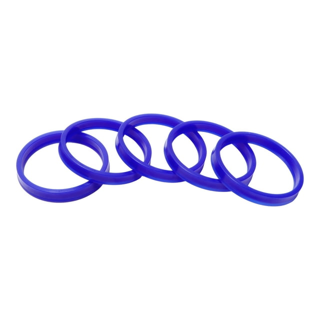 Anillo de Sello de Aceite Universal Labio UN Sello de Eje Rotativo 80x90x12mm Alta Presión TPU Azul 5 Pcs