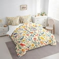 thumbnail image 3 of Castle Fairy Children Teens Adults Chic Floral Flowers Bedding Comforter Set 7-Piece,Kawaii Colorful Birds King Bedding Sets,Retro Vintage Aesthetic Ultra Soft Bed Sheets,Microfiber Bedroom Decor, 3 of 8
