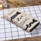 thumbnail image 4 of Jumpingount Cartera larga para mujer, tarjetero con foto de gato, estilo bonito, bordado, informal, multitarjeta, bolso suave, monedero de cuero Carteras Beige, 4 of 6