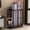Black, variant on Yoga Mat Storage Basket, Storage Rack with Metal Frame, Ball Storage Rack, Multifunctional Sports Gear Storage for Home, Gym, Garage