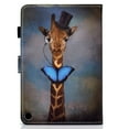thumbnail image 4 of Allytech Case for All-New Kindle Fire HD 8 Plus 2020/ Fire HD 8 2020, Ultra Thin Folio Stand Shockproof Smart Cover with Card Slots Auto Sleep/Wake for Fire HD 8 2020 Release,Butterfly Giraffe, 4 of 13