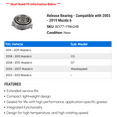thumbnail image 2 of Release Bearing - Compatible with 2003 - 2019 Mazda 6 2004 2005 2006 2007 2008 2009 2010 2011 2012 2013 2014 2015 2016 2017 2018, 2 of 2