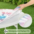 thumbnail image 5 of Colorful Tie Dye Pattern Round Fitted Tablecloth with Elastic Edge,Dining Table Cover Waterproof,Outdoor Round Tablecloth for Camping,Dining,Indoor and Outdoor, 5 of 7