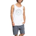 thumbnail image 1 of Quiksilver - Camiseta sin mangas para hombre, diseño de montaña y olas, color blanco, talla mediana Quiksilver Camiseta sin mangas, 1 of 1