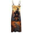 thumbnail image 5 of Halloween Scary Night Full Moon Sleeveless Dress Woman Fashion Long Dresses Women's Summer Suit Dress Summer 2025 Women, 5 of 7