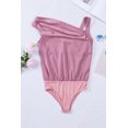 thumbnail image 4 of ABPHQTO Body asimétrico con cuello vuelto para mujer, 4 of 5