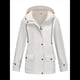 thumbnail image 1 of Chaqueta Impermeable para Mujer, Cortavientos con Capucha, Ideal para Senderismo, Viajes y Actividades Al Aire Libre. Gris S, 1 of 10